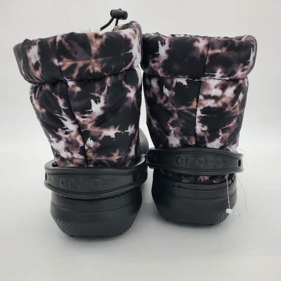 Crocs Classic Lined Neo Puff Shorty Tie Dye Boots- NWT - Picture 4 of 8